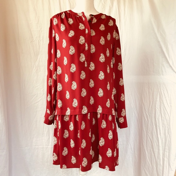 LOFT Drop Waist Shirtdress - Picture 2 of 8